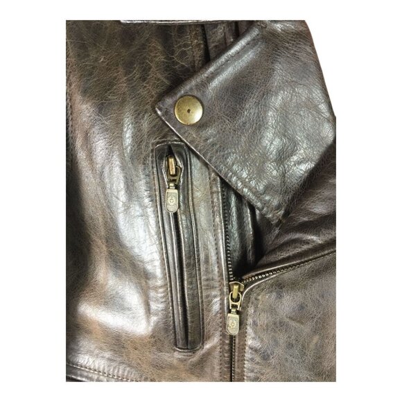 Belstaff Leather Lightling Fashion Jacket Blouson Size 42 Made in Italy NWT - Picture 4 of 11